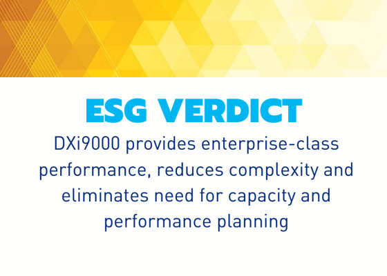 ESG Tech Validation Report: DXi9000